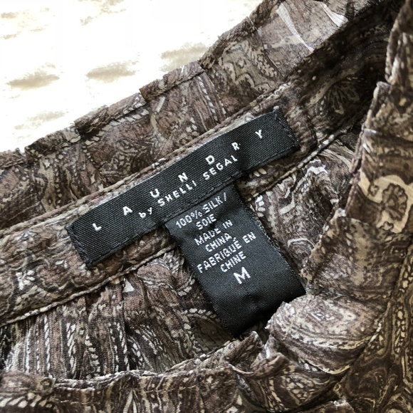 Laundry by Shelli Segal Silk Halter Top - Picture 3 of 5